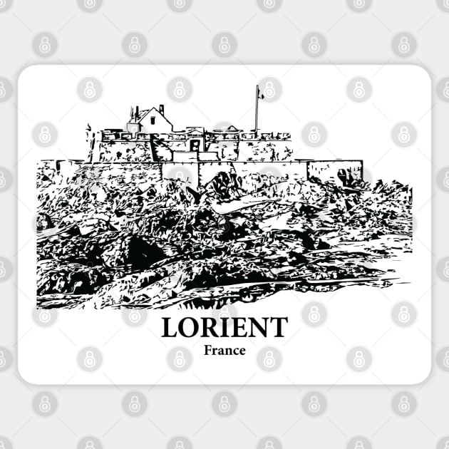 Lorient - France Sticker by Lakeric